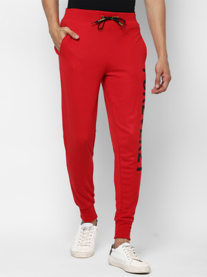 FOREVER 21 Printed Men Red Track Pants