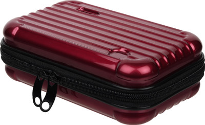 StealODeal Classic Shaving Case Travel Shaving Kit & Bag(Red)