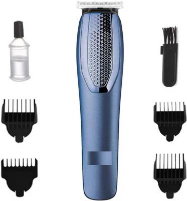 STARPRO H T C AT-1210 Rechargeable Barber &amp; Saloon Choice Hair Beard Moustache Trimmer for Men Hair Clipper Shaver Cordless Trimmer Hair Cutting Machine Shaver Runtime: 45 min Trimmer for Men &amp; Women  Runtime: 44 min Trimmer for Men &amp; Women  (Blue)
