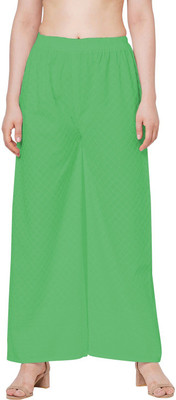 SriSaras Regular Fit Women Light Green Trousers