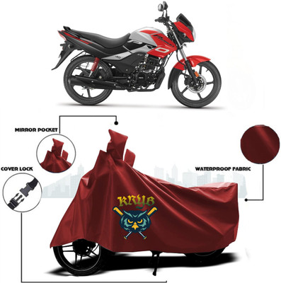 AUTOCAD Waterproof Two Wheeler Cover for Hero(Passion Pro i3S, Maroon)