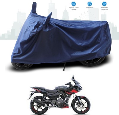 GOSHIV-car and bike accessories Two Wheeler Cover for Bajaj(Pulsar 220F, Blue)