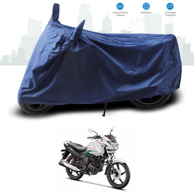 GOSHIV-car and bike accessories Two Wheeler Cover for Hero(Achiever, Blue)