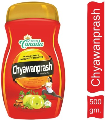 Herbal Canada Chyawanprash Awaleha Enriched With Ashwagandha,Giloy,Amla 500g