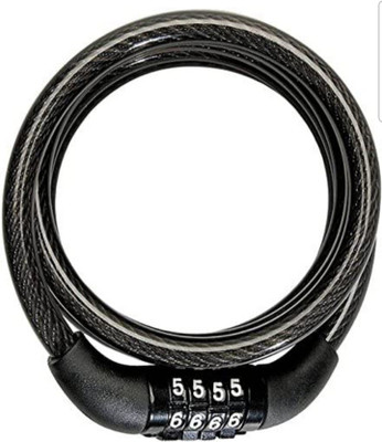 jkg Premium Black Heavy Bicycle 4 Letters Number Lock Cycle Lock