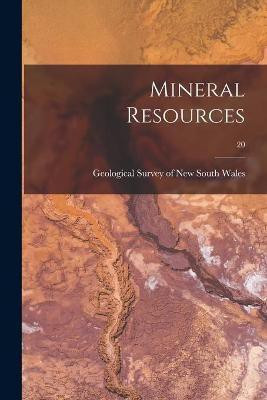 Mineral Resources; 20(English, Paperback, unknown)