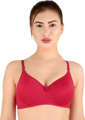 Gowon Beauty Women's Cotton Foam Lightly Padded T-shirt Bra Pack Of ( PINK_Size-28) Women T-Shirt Lightly Padded Bra(Pink)