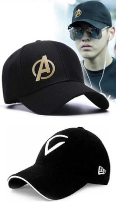 TRUDIX Embroidered Sports/Regular Cap Cap(Pack of 2)