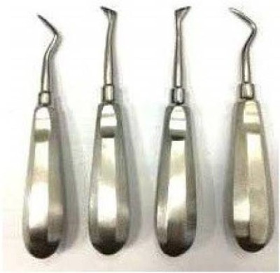 ARINEO Dental Root Elevators Set of 4 Pcs Addler Stainless Steel Dental Elevator Dental Elevator