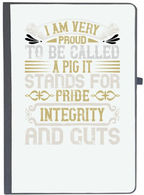 UDNAG Handcrafted Gift A5 Diary Ruled 80 Pages(Black)