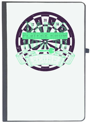 UDNAG Handcrafted Gift A5 Diary Ruled 80 Pages(Black)