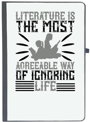UDNAG Handcrafted Gift A5 Diary Ruled 80 Pages(Black)