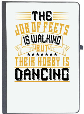 UDNAG Handcrafted Gift A5 Diary Ruled 80 Pages(Black)