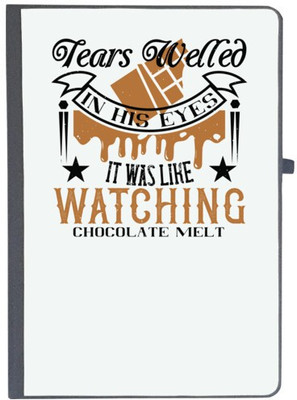 UDNAG Handcrafted Gift A5 Diary Ruled 80 Pages(Black)