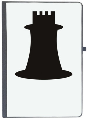UDNAG Handcrafted Gift A5 Diary Ruled 80 Pages(Black)