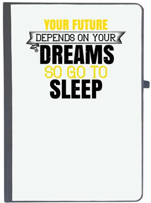 UDNAG Handcrafted Gift A5 Diary Ruled 80 Pages(Black)