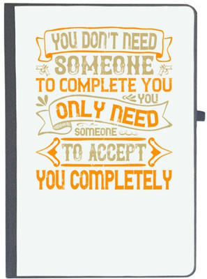 UDNAG Handcrafted Gift A5 Diary Ruled 80 Pages(Black)