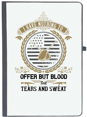 UDNAG Handcrafted Gift A5 Diary Ruled 80 Pages(Black)