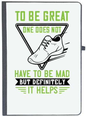 UDNAG Handcrafted Gift A5 Diary Ruled 80 Pages(Black)