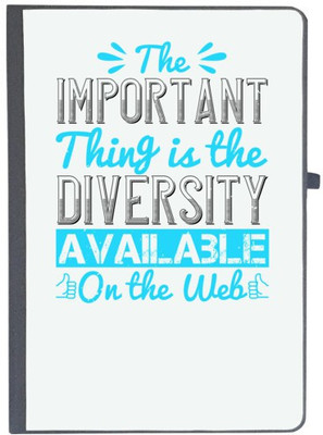 UDNAG Handcrafted Gift A5 Diary Ruled 80 Pages(Black)