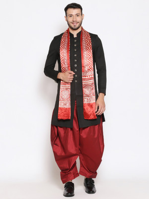 DUPATTA BAZAAR Silk Blend Printed Men Dupatta