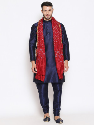 DUPATTA BAZAAR Silk Blend Woven Men Dupatta