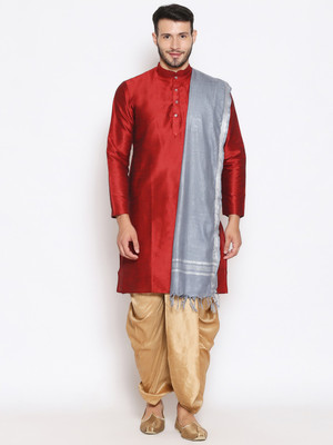 DUPATTA BAZAAR Cotton Blend Solid Men Dupatta