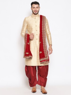 DUPATTA BAZAAR Velvet Embroidered Men Dupatta