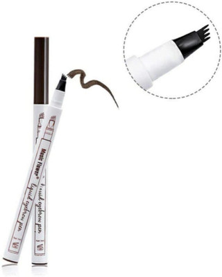Three Elements Eye Brow Makeup, Eyebrow Pencil with a Micro-Fork Tip Applicator Creates Natural Looking Brows Effortlessly and Stays on All Day Microblading Effect Black eyebrow Pen waterproof smudgeproof eye makeup(BROWN) Three Elements Eye Brow Makeup, Eyebrow Pencil with a Micro-Fork Tip Applicator Creates Natural Looking Brows Effortlessly and Stays on All Day Microblading Effect Black eyebrow Pen waterproof smudgeproof eye makeup(BROWN)