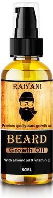 Raiyani Advanced and fast Beard Growth Oil for strong and healthy beard growth Hair Oil - 50ml Hair Oil(50 ml)