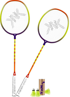chist Isometric THUNDER Swag Wide Body Badminton Racquet Combo Set of 2 Piece Badminton Kit