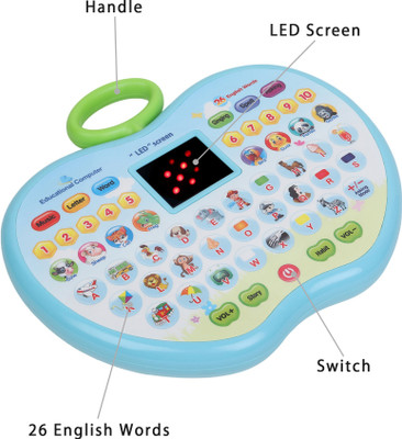 FRSANDCO EDUCATIONAL COMPUTER WITH LED SCREEN(Blue)
