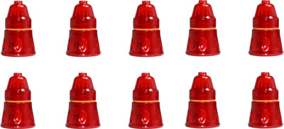 JELECTRICALS Red Pendant Hanging Bulb Holder - Pack of 10 Plastic Light Socket(Pack of 10)