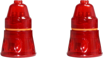 Electro Factory Red Pendant Hanging Bulb Holder - Pack of 2 Plastic Light Socket(Pack of 2)