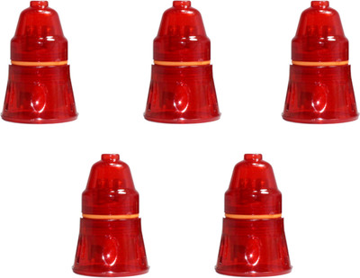 Electro Factory Red Pendant Hanging Bulb Holder - Pack of 5 Plastic Light Socket(Pack of 5)