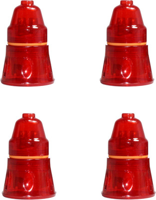 Electro Factory Red Pendant Hanging Bulb Holder - Pack of 4 Plastic Light Socket(Pack of 4)