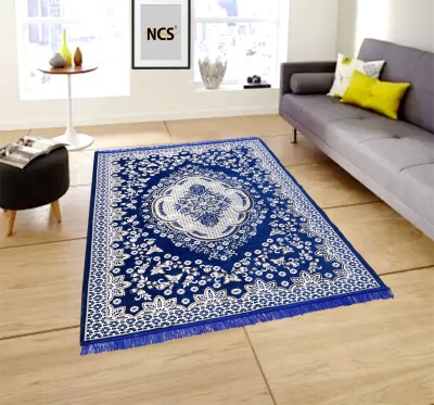 NCS Velvet Floor Mat(NAVI BLUE, Large)