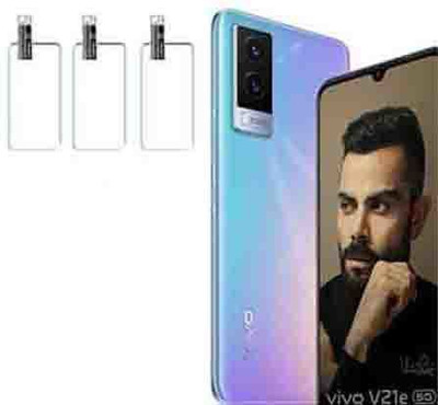 XAZE Back Camera Lens Glass Protector for VIVO V21E 5G(Pack of: 3)