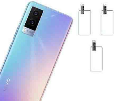 XAZE Back Camera Lens Glass Protector for VIVO V21E 5G(Pack of: 3)