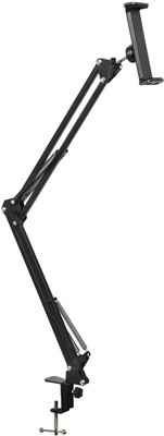 Alchiko New Metal Adjustable Flexible 360 Rotating Long Arms Desktop Tablets & Mobiles Lazy Holder For All Mobile, Tablet Mobile Holder