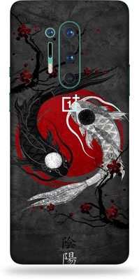 BugguSkin Oneplus 8 Pro Mobile Skin(Ultra Super Yin Yang Skin With High Matte Finish.)