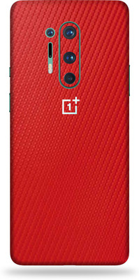 BugguSkin Oneplus 8 Pro Mobile Skin(Ultra Super Red Carbon Fiber Skin With High Matte Finish.)