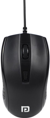Portronics Toad 10 Wired Ambidextrous Optical Mouse(USB 2.0, Black)
