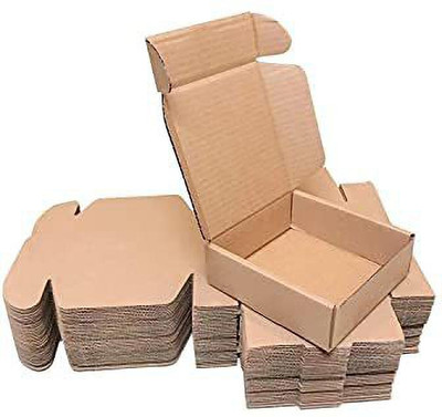 RDK SON'S Corrugated Cardboard Gifting Packaging Box(Pack of 10 Brown)