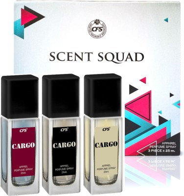 CFS SCENT SQAUD COLLECTION UNISEX PERFUME GIFT SET 25ML EACH COMBO OF 3 Perfume  -  75 ml(For Men & Women)