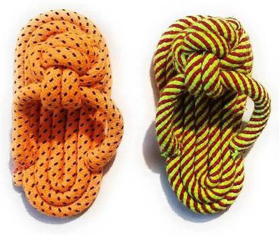 PSK PET MART flip flop design Cotton Chew Toy For Dog Cotton Chew Toy For Dog
