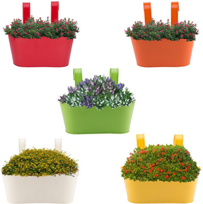 EzzuCrafts Plant Container Set (Pack of 5, Metal) Plant Container Set(Metal)