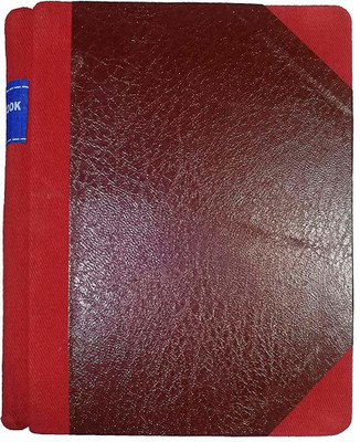 SMKT RB Ledger Book Regular Cash Memo Unruled 670 Pages(Red)