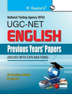 NTA-UGC-NET: English (Paper I & Paper II) Previous Years' Papers (Solved)(Paperback, By R Gupta)