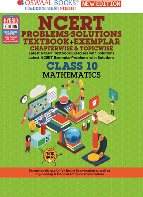 Oswaal NCERT Problems - Solutions (Textbook + Exemplar) Class 10 Mathematics Book (For 2023 Exam)(Paperback, Oswaal Book) Oswaal NCERT Problems - Solutions (Textbook + Exemplar) Class 10 Mathematics Book (For 2023 Exam)(Paperback, Oswaal Book)